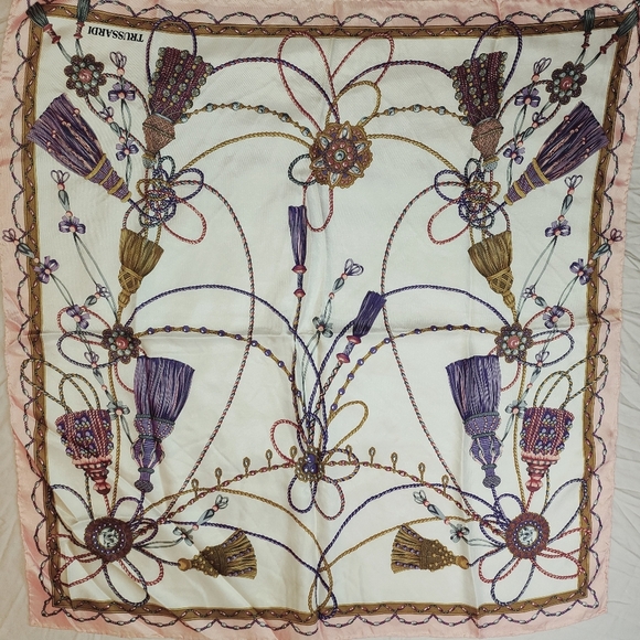 Trussardi Silk Scarf Large Square - Picture 8 of 17